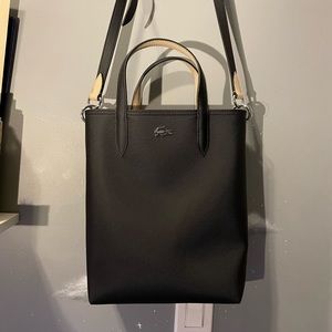 NWT Lacoste crossbody bucket tote purse